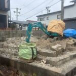 桑名市佛眼院　永代供養墓工事　⑩墓石解体